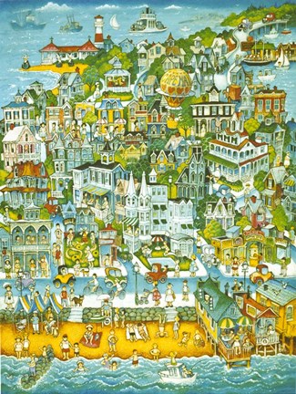 Framed Cape May Summer Print