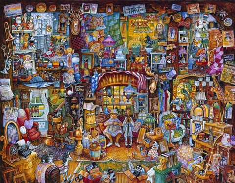 Framed Antiques Print