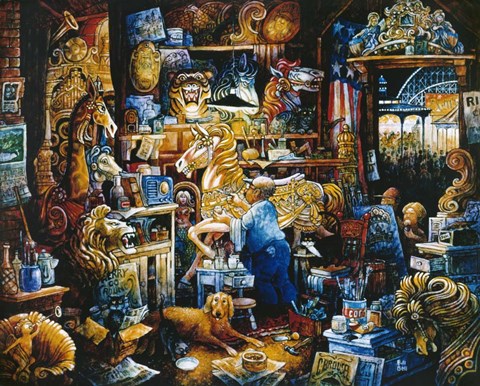 Framed Ride A Pink Horse Print