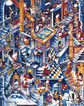 Framed Wizards&#39; Castle Print