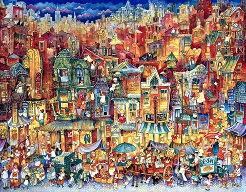 Framed Market Day Print