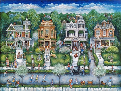 Framed Dandelion Days Print