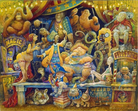 Framed Sideshow Print