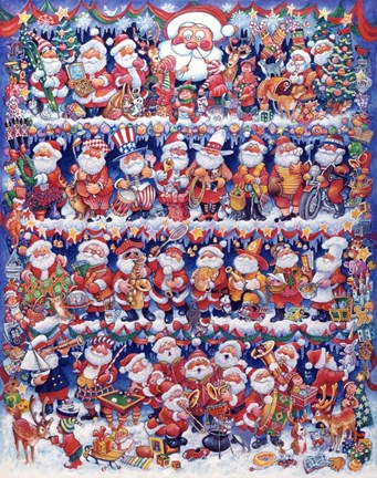 Framed Will The Real Santa 2 Print