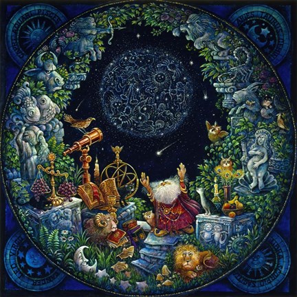 Framed Astrologer 2 Print