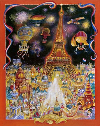 Framed Les Chats Print