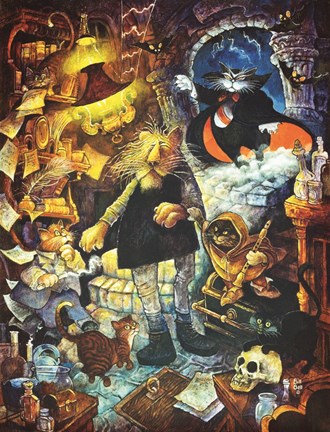 Framed Catula&#39;s Castle Print