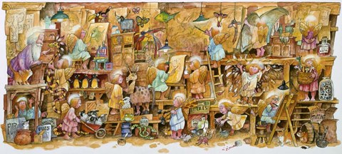 Framed And So They Started Out... Print