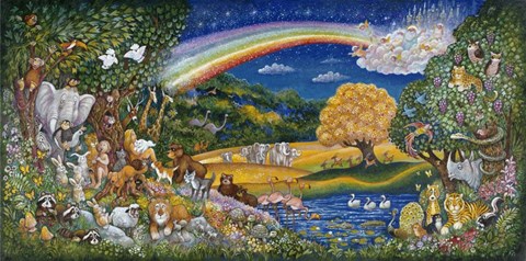 Framed Put Them In The Garden Print