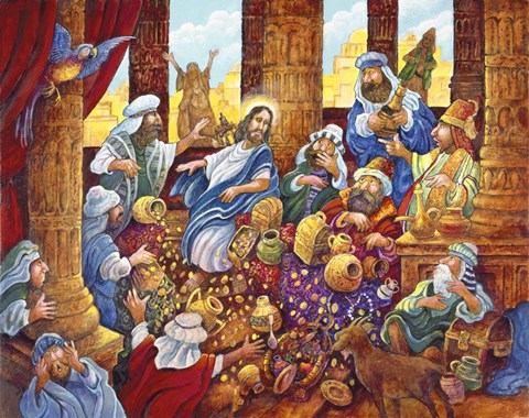 Framed J.C. &amp; Money Lendors Print