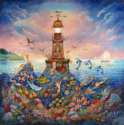 Framed Untitled - Underwater Print