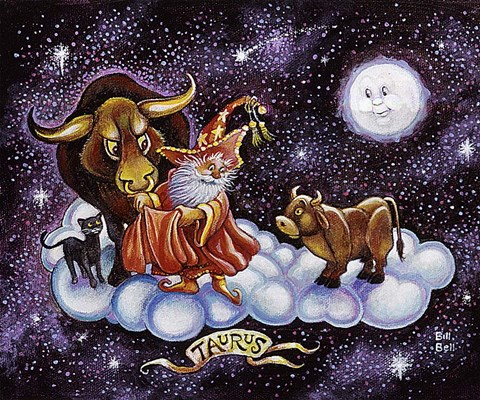 Framed Taurus Print