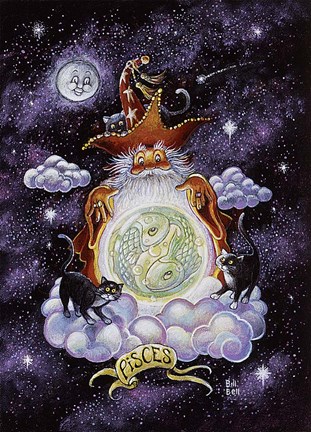 Framed Pisces, Print