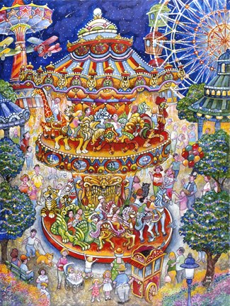 Framed Carousel Dreams Print