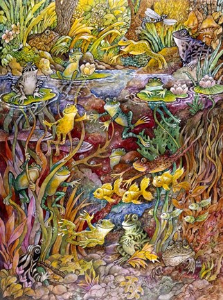 Framed Leap Frog Print