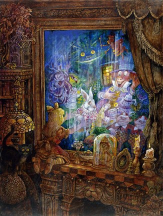 Framed Through The Looking Glass Print