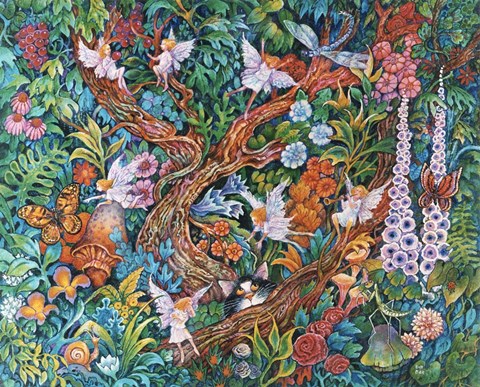 Framed Flower Fairies Print