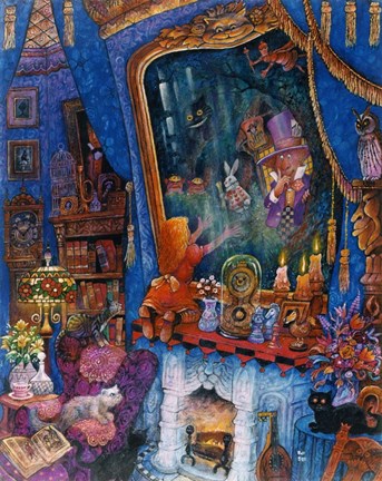 Framed Looking Glass Print