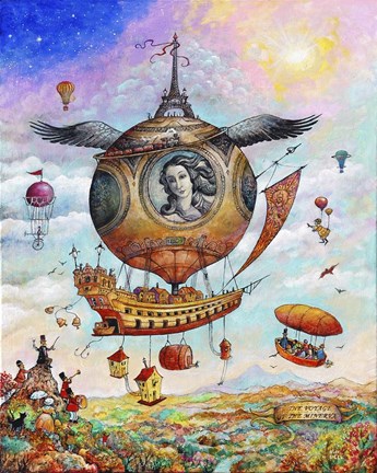 Framed Voyage of the Minerva Print