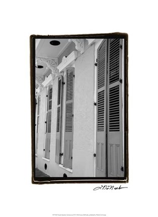 Framed French Quarter Architecture IV Print
