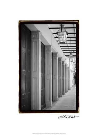 Framed French Quarter Architecture VI Print