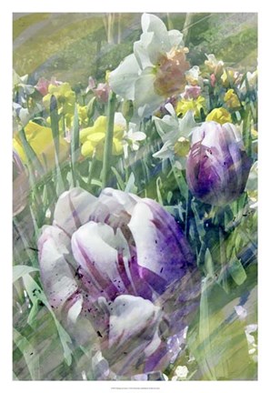 Framed Spring at Giverny I Print
