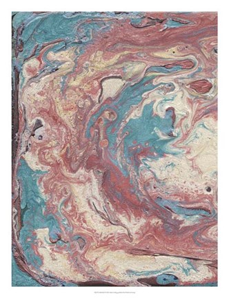 Framed Marbled I Print