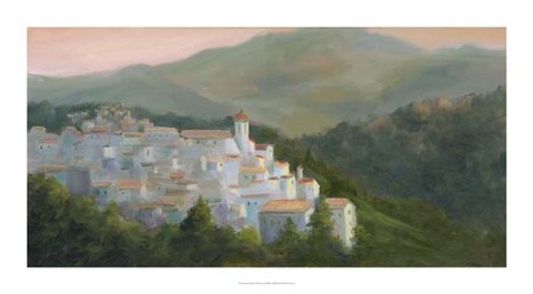 Framed Spanish Village Print