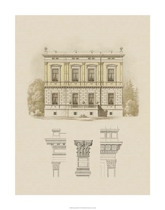 Framed Estate and Plan IV Print