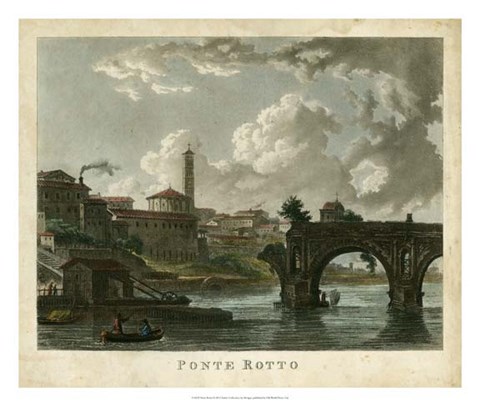 Framed Ponte Rotto Print