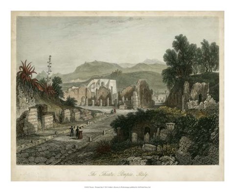 Framed Theatre- Pompeii, Italy Print