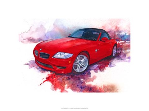 Framed &#39;06 BMW Z4 Print