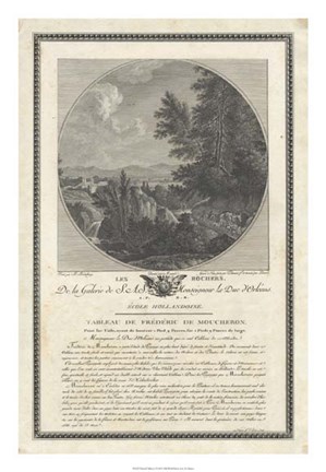 Framed Pastoral Tableau I Print