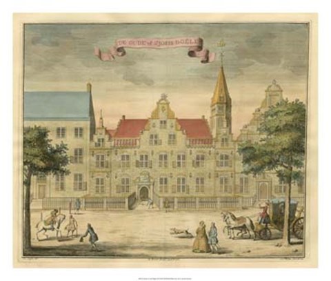 Framed Scenes of the Hague II Print