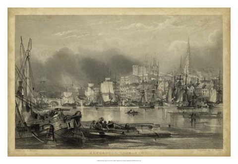 Framed Newcastle Upon Tyne Print