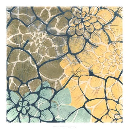 Framed Dahlia Dance II Print