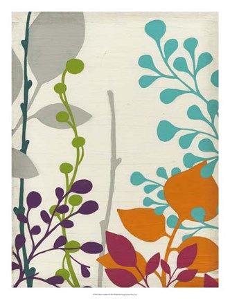 Framed Metro Garden I Print