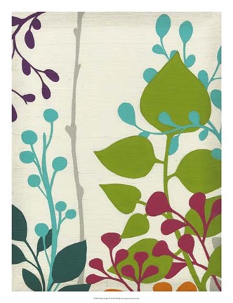 Framed Metro Garden IV Print