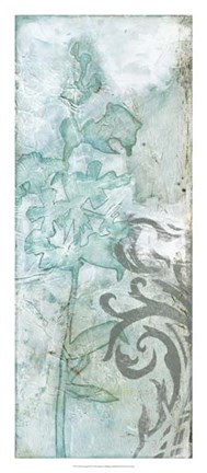 Framed Flower Spray III Print