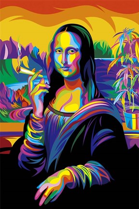 Framed Mona Lisa Print