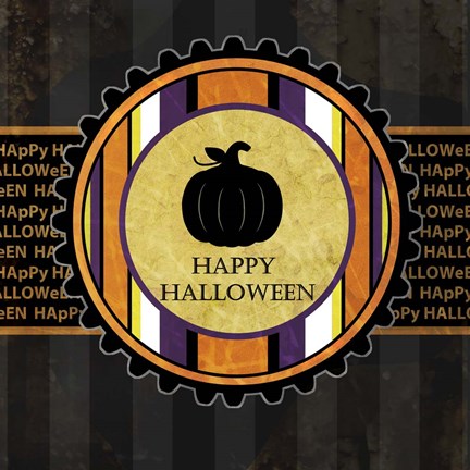 Framed Happy Halloween Print