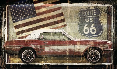 Framed Road King Print