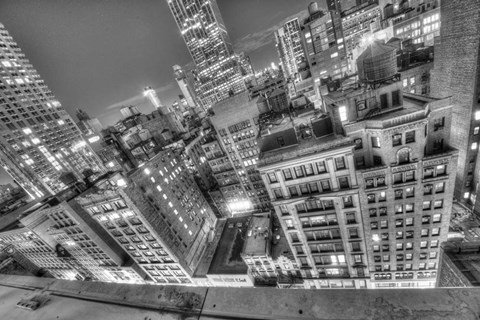 Framed Gotham City 4-2 Print