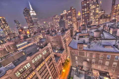 Framed Gotham City 11-2 Print