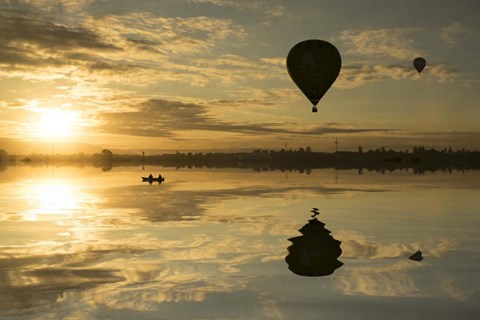 Framed Love is in Air I Print
