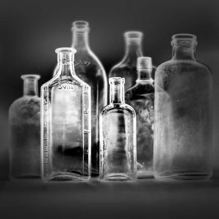 Framed 7 Botellas 1 INV Print