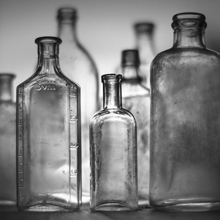 Framed 7 Botellas 3 Print