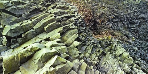 Framed Rocks Iceland 5 Print