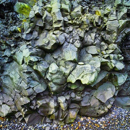 Framed Rocks Iceland 6 Print