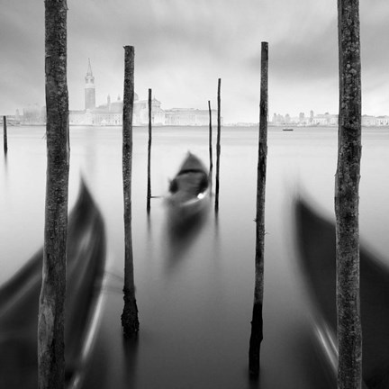 Framed 3 Gondolas Print